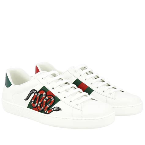 snake embroidery gucci|Gucci ace tennis shoes.